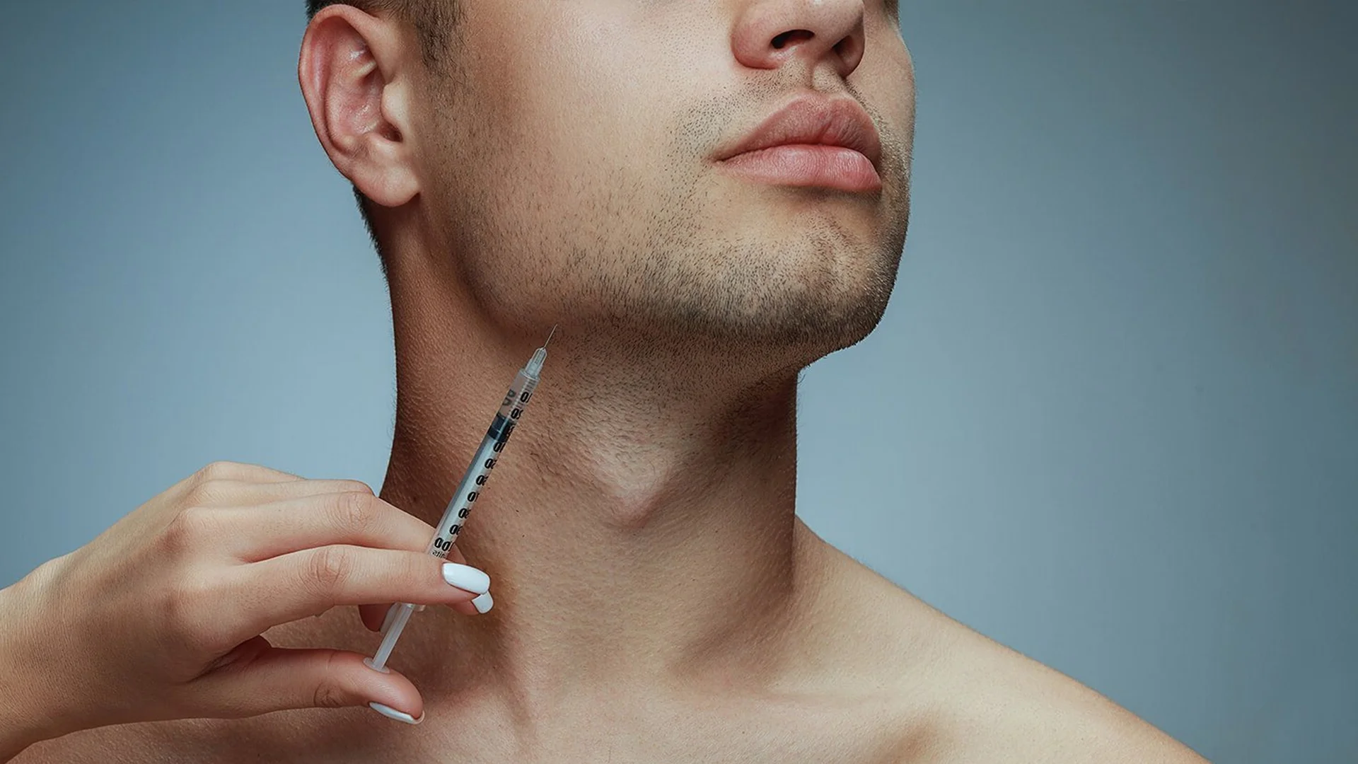 Comblement de la Jawline