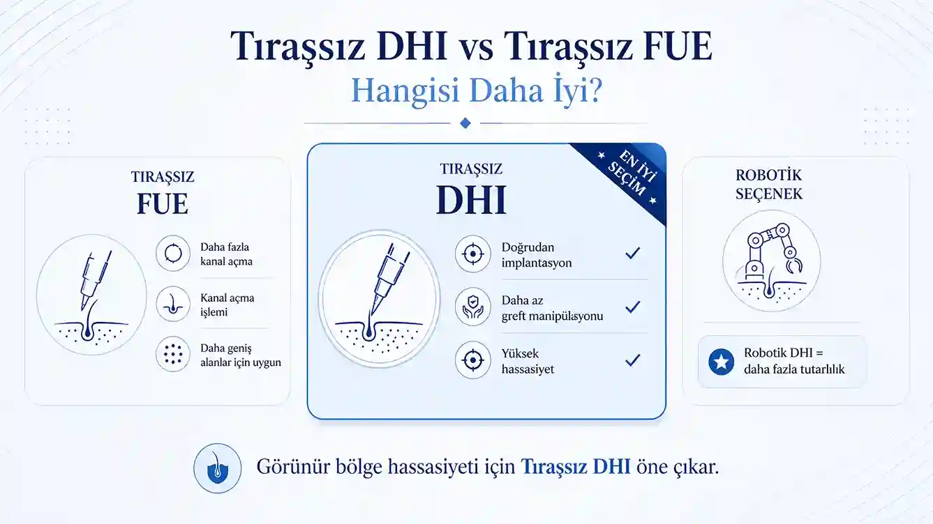 Tıraşsız saç ekimi süreci ve sonuçları — Dr. Terziler Exclusive Clinic İstanbul