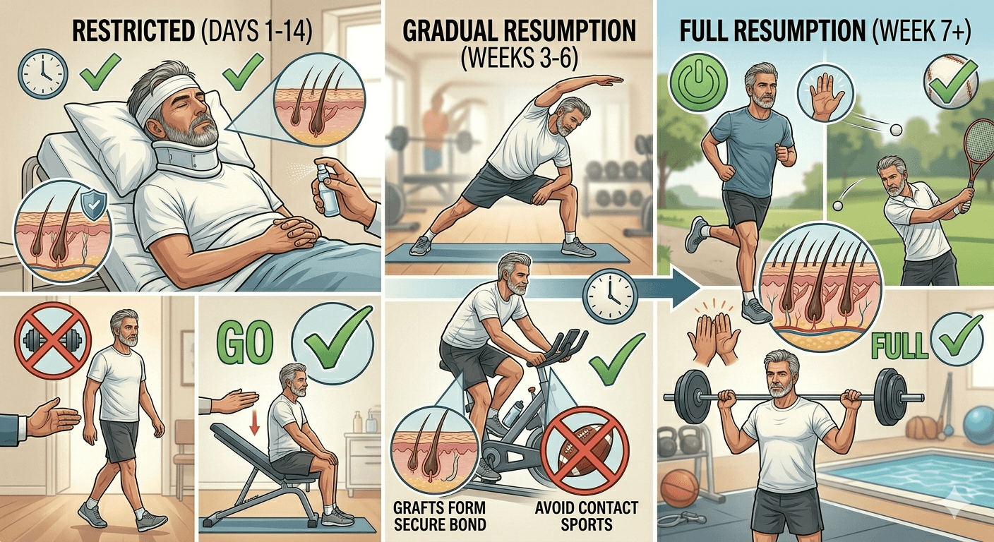 When Can You Resume Sports and Exercise After a Hair Transplant?