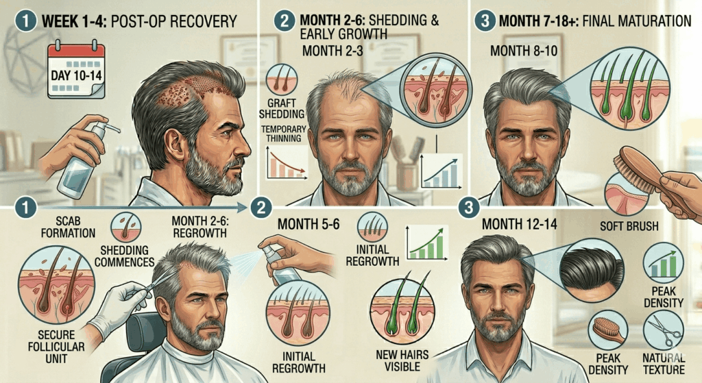 When Do You See Final Hair Transplant Results? (Month-by-Month Progress)