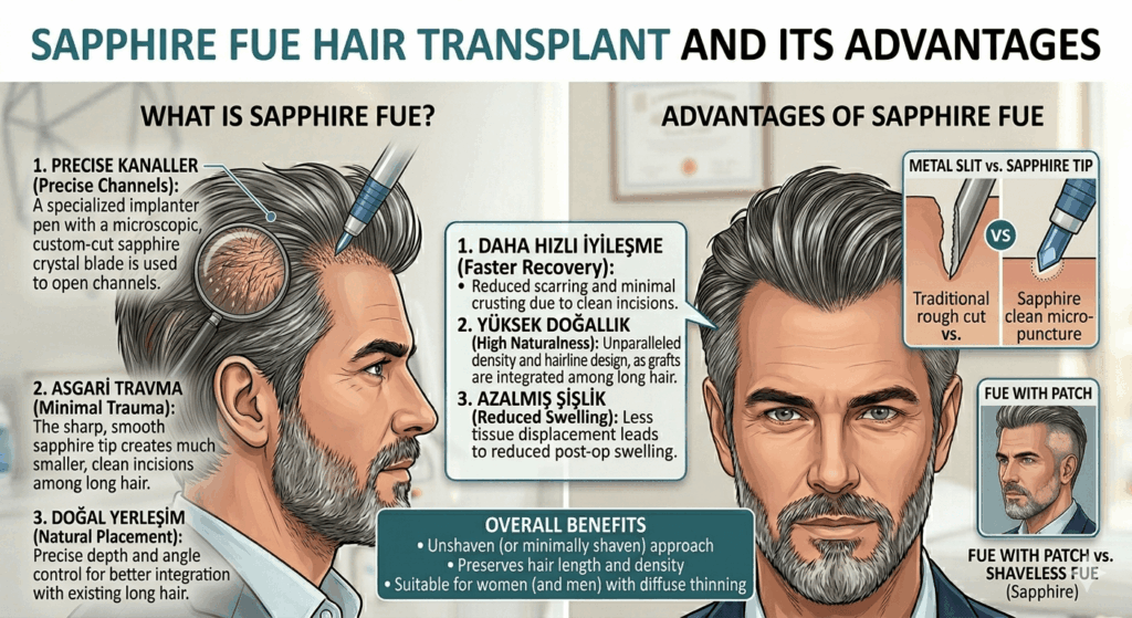 What is a Sapphire FUE Hair Transplant and What are Its Advantages?