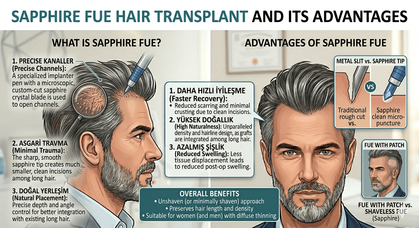 What is a Sapphire FUE Hair Transplant and What are Its Advantages?