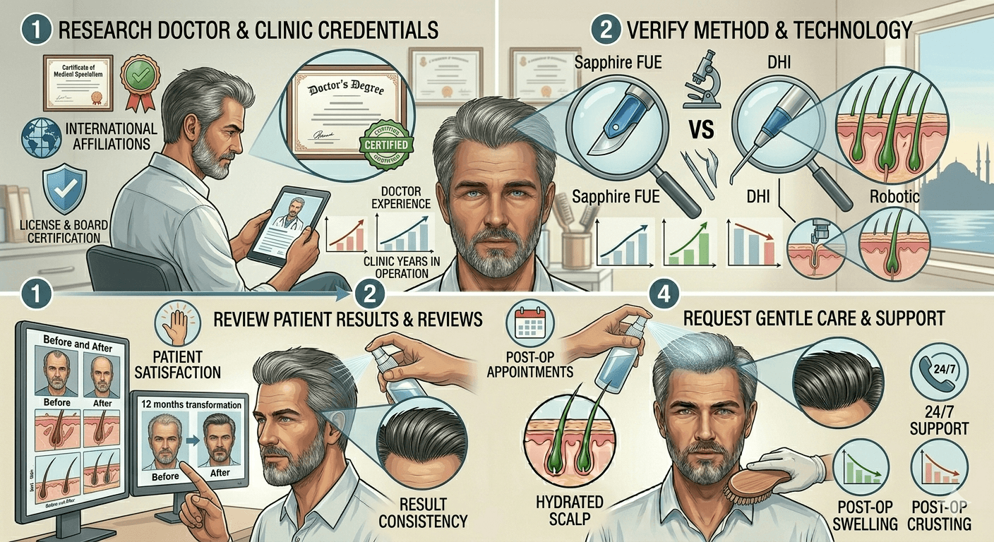 How to Choose the Right Hair Transplant Clinic